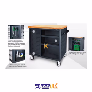 فروش جعبه ابزار حرفه ایی 2 حالت 12 کشو مدل TCDB1203 تاپ تول