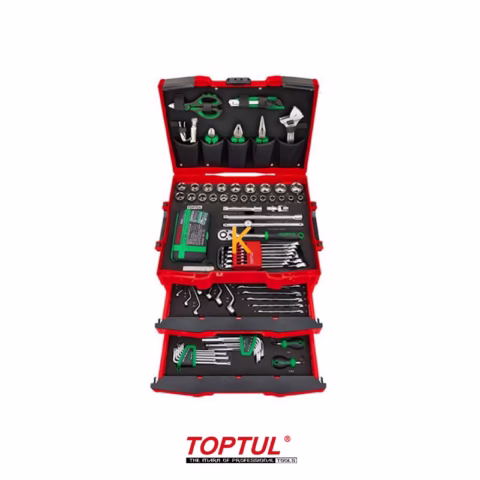 جعبه ابزار 6 طبقه 137 پارچه مدل GCZ-137A تاپ تول