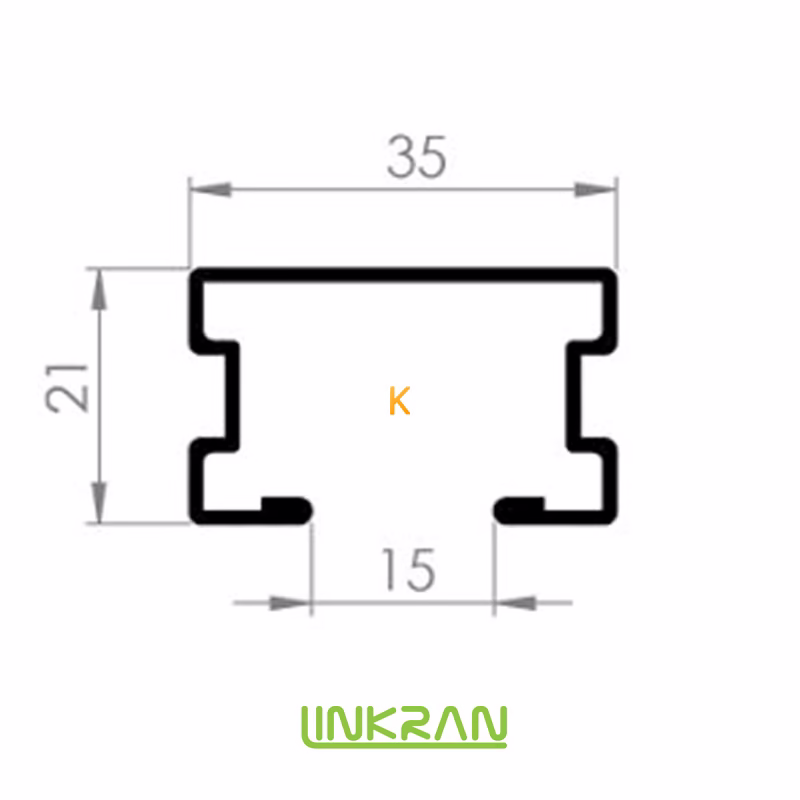 پروفیل C چنل 21×35 لینکران پروفیل C چنل 21×35 لینکران