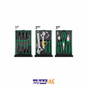 نمایندگی جعبه ابزار 6 کشو رومیزی مدل GCBZ120A تاپ تول