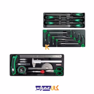 خرید اینترنتی جعبه ابزار 7 کشو چرخ دار مدل GCAJ275E تاپ تول
