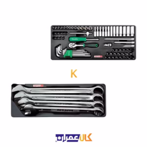 بهترین قیمت جعبه ابزار 7 کشو چرخ دار مدل GCAJ275E تاپ تول