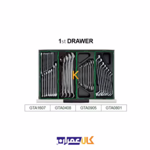 خرید جعبه ابزار 7 کشو چرخ دار مدل GT-28303 تاپ تول