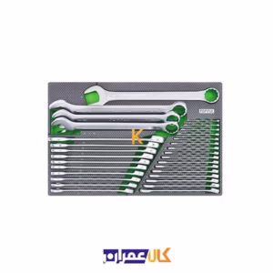 نمایندگی جعبه ابزار 7 کشو چرخ دار با ابزار مدل GE-30817 تاپ تول