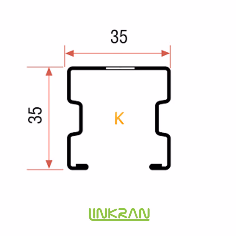 پروفیل C چنل 35×35 لینکران پروفیل C چنل 35×35 لینکران