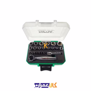 خرید جعبه بکس و بیت 23 پارچه 1/4 اینچ مدل GABW2301 تاپ تول