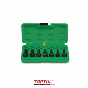 جعبه بکس ستاره ای فشار قوی 7 پارچه 1/2 اینچ مدل GDAI0701 تاپ تول