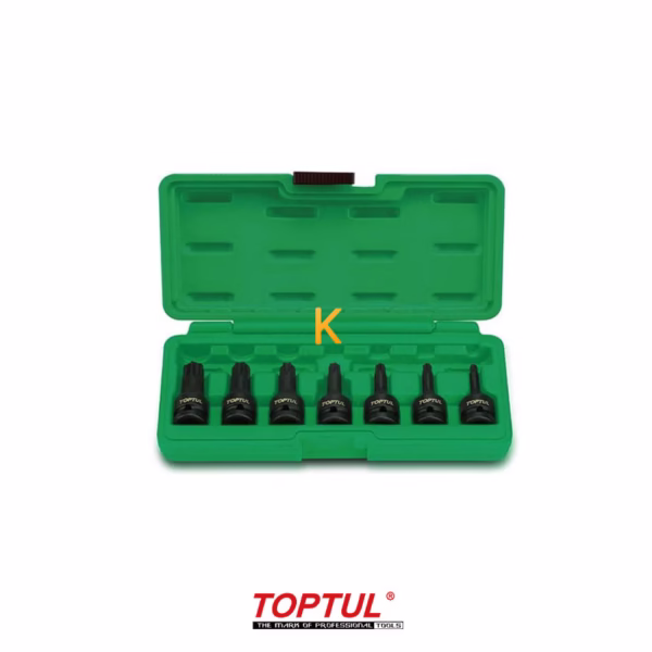 جعبه بکس ستاره ای فشار قوی 7 پارچه 1/2 اینچ مدل GDAI0701 تاپ تول