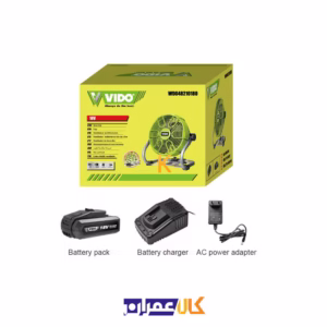 خرید پنکه شارژی 18 ولت مدل WD048210180 ویدو
