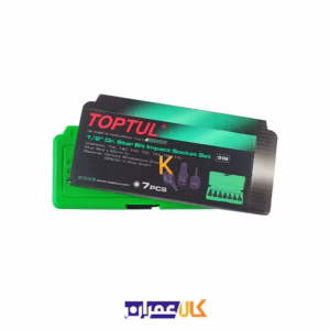 قیمت جعبه بکس ستاره ای فشار قوی 7 پارچه 1/2 اینچ مدل GDAI0701 تاپ تول