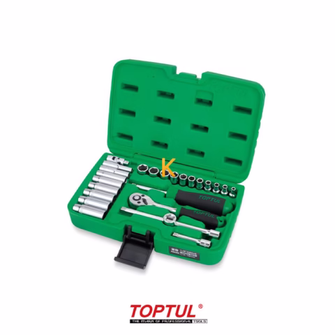 جعبه بکس 25 پارچه 1/4 اینچ مدل GCAI2501 تاپ تول