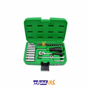 خرید جعبه بکس 25 پارچه 1/4 اینچ مدل GCAI2501 تاپ تول