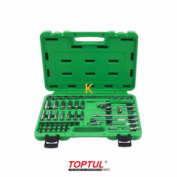 جعبه بکس 55 پارچه 1/4 اینچ مدل GCAI5501 تاپ تول