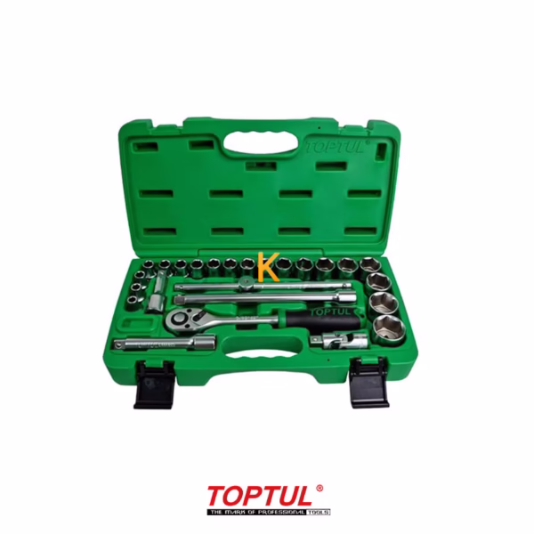 جعبه بکس 25 پارچه 1/2 اینچ مدل GCAI2503 تاپ تول