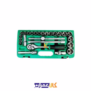 قیمت جعبه بکس 25 پارچه 1/2 اینچ مدل GCAI2503 تاپ تول
