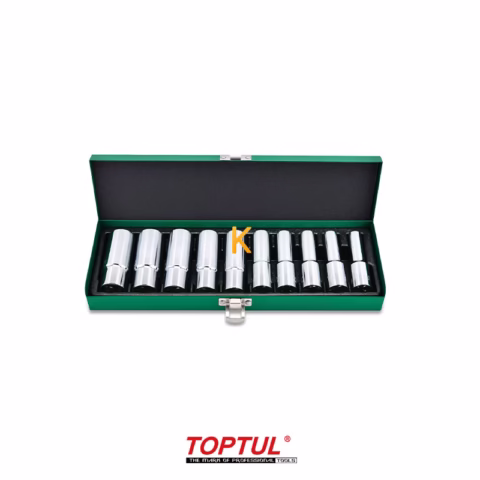 جعبه بکس ستاره ای 10 پارچه 1/2 اینچ مدل GAAD1011 تاپ تول