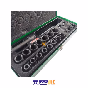 قیمت جعبه بکس فشار قوی 18 پارچه 1/2 اینچ مدل GCAD1807 تاپ تول