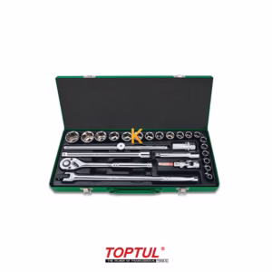 جعبه بکس 25 پارچه 1/2 اینچ مدل GCAD2513 تاپ تول