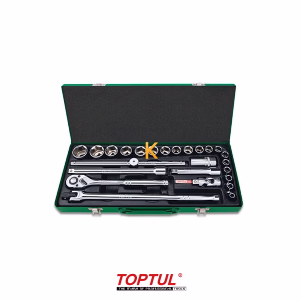 جعبه بکس 25 پارچه 1/2 اینچ مدل GCAD2513 تاپ تول