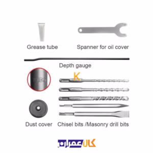 نمایندگی دریل بتن کن 3 کاره 1050 وات مدل WD011320028 ویدو