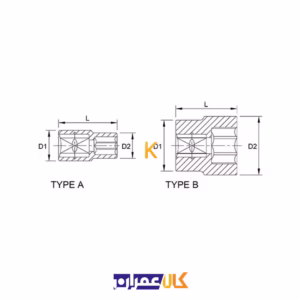 قیمت بکس تکی 1/2 اینچ کوتاه 6 گوش مدل BAEA16 تاپ تول