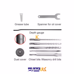 نمایندگی دریل بتن کن 3 کاره 1250 وات مدل WD011320032 ویدو