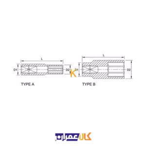 قیمت بکس تکی 1/2 اینچ بلند 6 گوش مدل BAEE16 تاپ تول