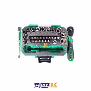 قیمت جعبه بکس 12 پر 33 پارچه 1/4 اینچ مدل GABW3302 تاپ تول
