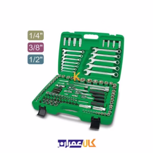 خرید جعبه ابزار با لوازم 130 عددی مدل GCAI130B تاپ تول