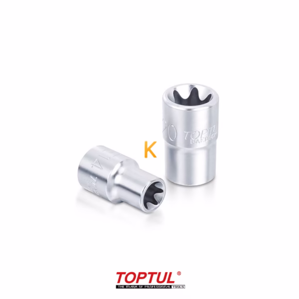 بکس تکی 3/8 اینچ کوتاه ستاره ای مدل BAED12 تاپ تول