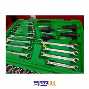 نمایندگی جعبه ابزار با لوازم 96 عددی مدل GCAI9601 تاپ تول