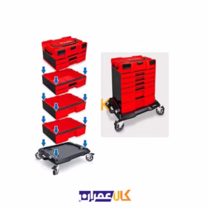 نمایندگی کشو ابزار دو طبقه مدل TEAK4601 تاپ تول