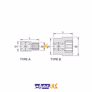فروش بکس تکی 1/2 اینچ کوتاه 12 پر مدل BAEB16 تاپ تول
