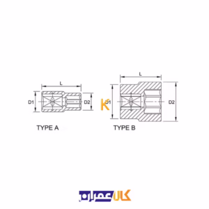 فروش بکس تکی 1/2 اینچ کوتاه 6 پر مدل BBEA16 تاپ تول