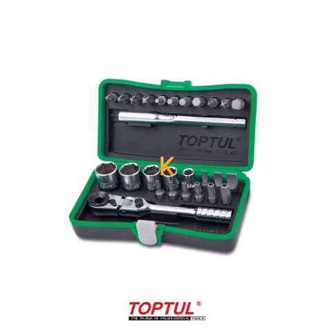 جعبه بکس 27 پارچه 1/4 اینچ مدل GADW2701 تاپ تول