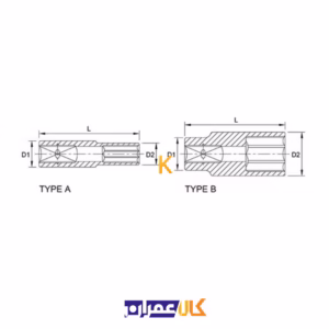 نمایندگی بکس تکی 3/8 اینچ بلند 6 پر مدل BAEE12 تاپ تول