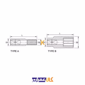 قیمت بکس تکی 1/4 اینچ بلند 12 پر مدل BBEF08 تاپ تول