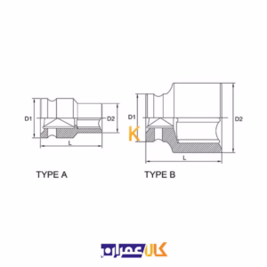 نمایندگی بکس تکی مشکی 3/4 اینچ 6 پر مدل KABA24 تاپ تول