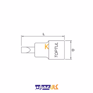 خرید بکس پیچ‌گوشتی دوسو 1/2 اینچ مدل BCCA16 تاپ تول