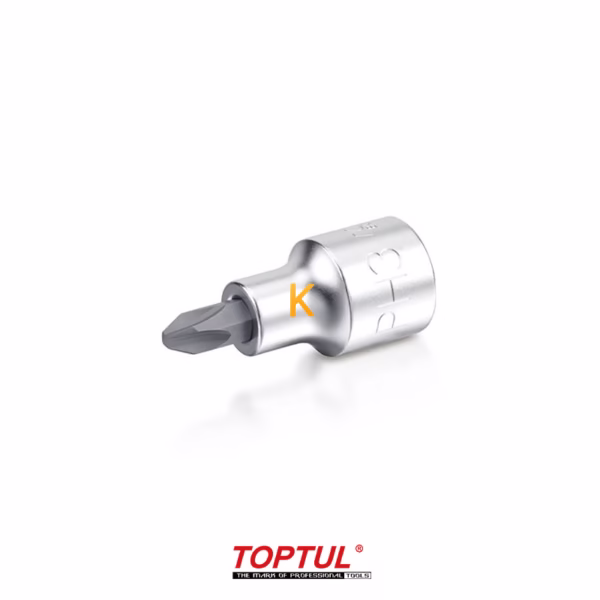 بکس پیچ‌گوشتی چهارسو 1/4 اینچ مدل BCAA08P تاپ تول