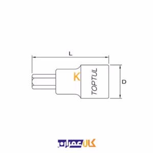 قیمت بکس ستاره ای 1/2 اینچ مدل BCFA16 تاپ تول