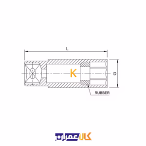 قیمت بکس شمع 1/2 اینچ کوتاه 6 گوش مدل BAAR تاپ تول
