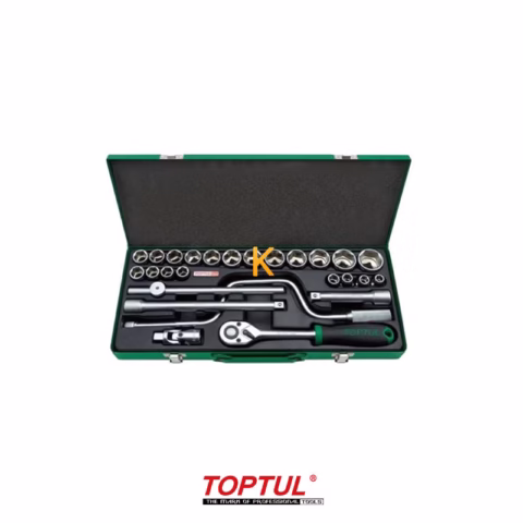 جعبه بکس 26 پارچه 1/2 اینچ مدل GCAD2607 تاپ تول