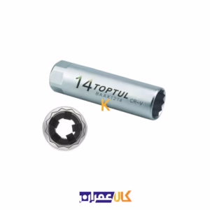 قیمت بکس شمع 3/8 اینچ کوتاه 12 گوش مدل BAAX1214 تاپ تول