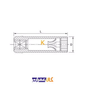 نمایندگی بکس شمع 3/8 اینچ کوتاه 12 گوش مدل BAAX1214 تاپ تول