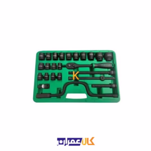 خرید جعبه بکس فشار قوی 24 پارچه 1/2 اینچ مدل GDAI2401 تاپ تول