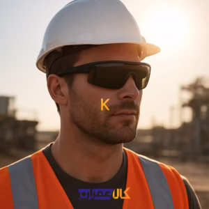 عینک ایمنی دودی مدل FX-3002-S ریندر Reindeer