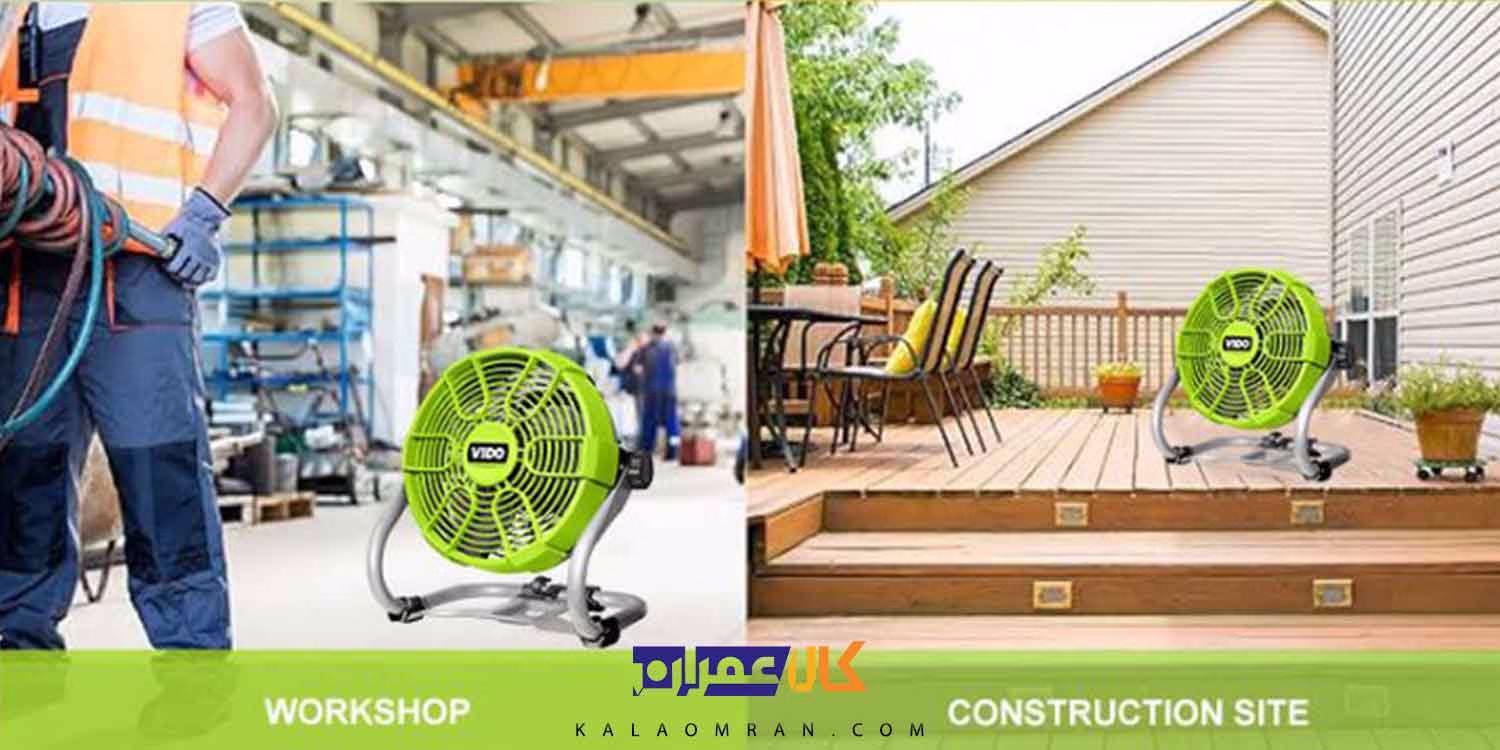 پنکه شارژی 18 ولت ویدو مدل WD048210180