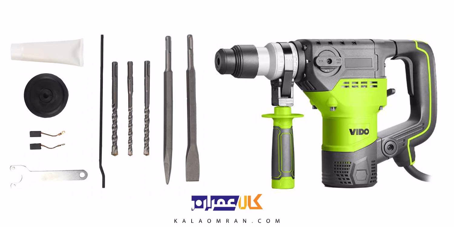 دریل بتن کن 7 کیلویی 3 کاره 1500 وات ویدو مدل WD011330036