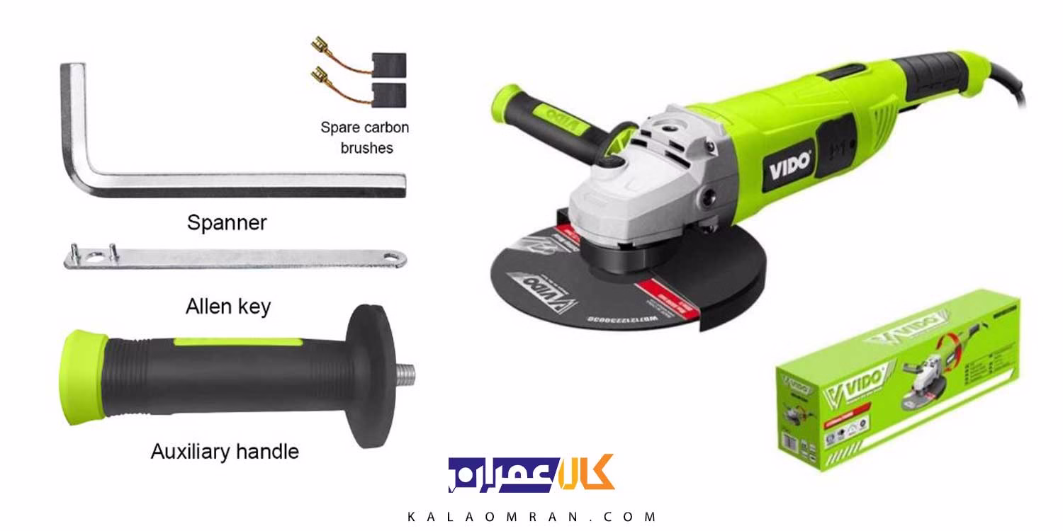 فرز سنگبری 2600 وات دسته گردان ویدو مدل WD010512600